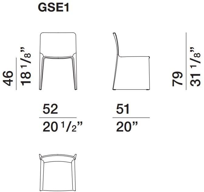 Molteni & C. Съемное кожаное кресло с подлокотниками Glove sun-id-1425581 - Вид №2