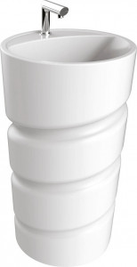 CL084-00CB00E-0000 Раковина моноблок с отверстием для смесителя CL084.00000 Creavit