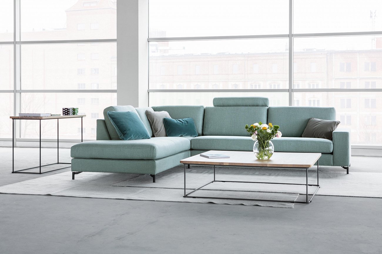 Диван Quattro угловой с левым модулем темно-серый SITS ДИЗАЙНЕРСКИЕ, QUATTRO 192298 Серый  - Вид №3