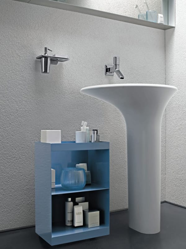 Круглая отдельно стоящая раковина из Cristalplant® Zucchetti ARCH-00107923 - Вид №6