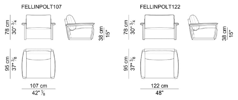 Тканевое кресло с подлокотниками i 4 Mariani ARCH-00150796 - Вид №5