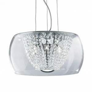 Подвесной светильник Ideal Lux Audi- SP DА IDEAL LUX ДИЗАЙНЕРСКИЕ, AUDI 072595 Прозрачный;серебро