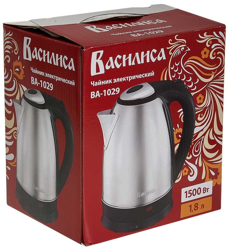 8111672 Электрочайник Василиса ВА-1029 серый STDN-0011478 - Вид №4