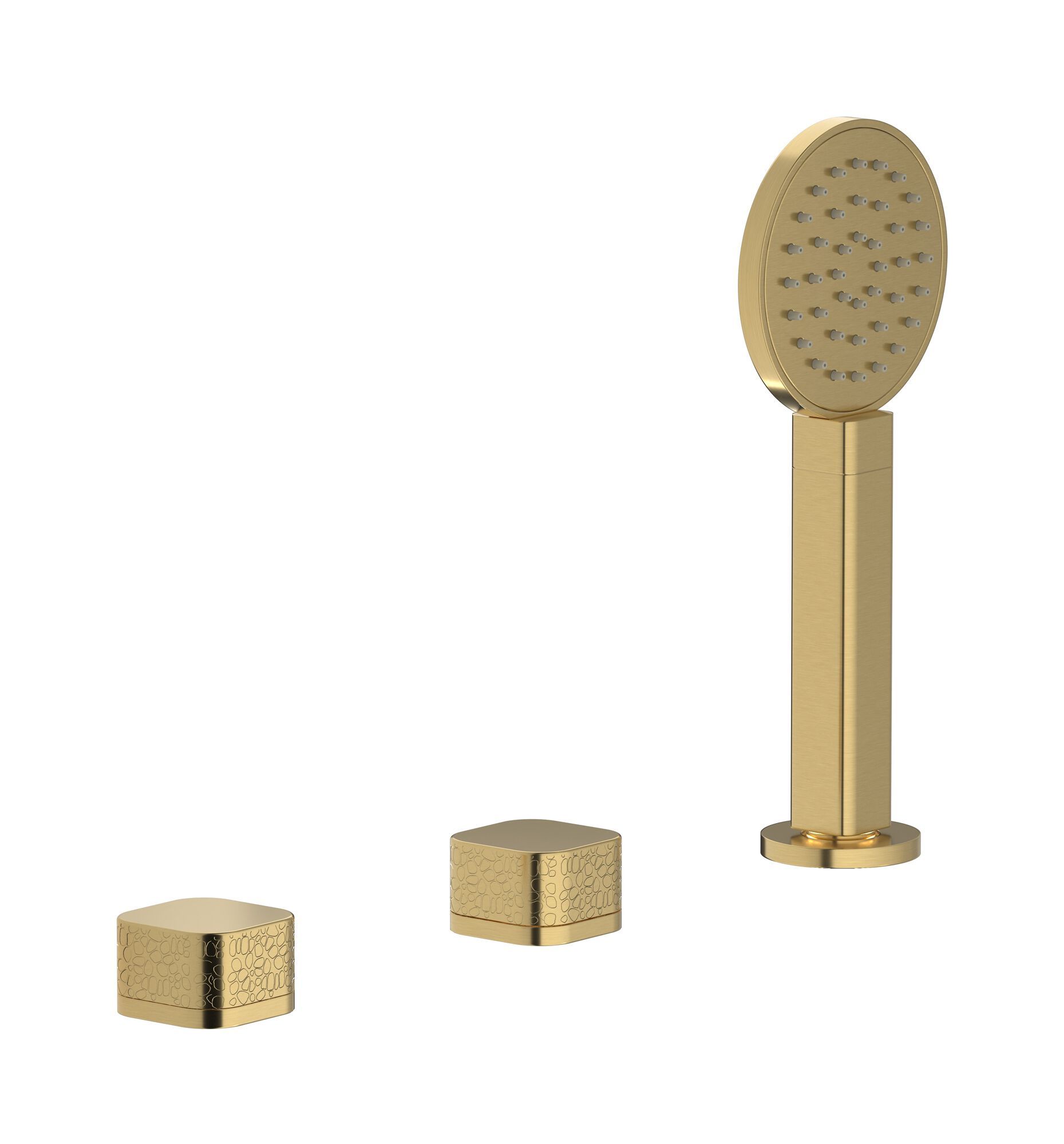 Встраиваемый смеситель для ванны с 3 отверстиями и ручным душем IB Elio ARCH-00084092 - Вид №20