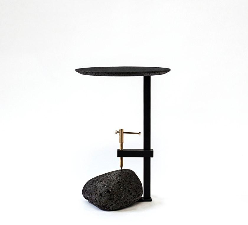 BUZAO Круглый стол из лавового камня Me B54110 - Вид №2