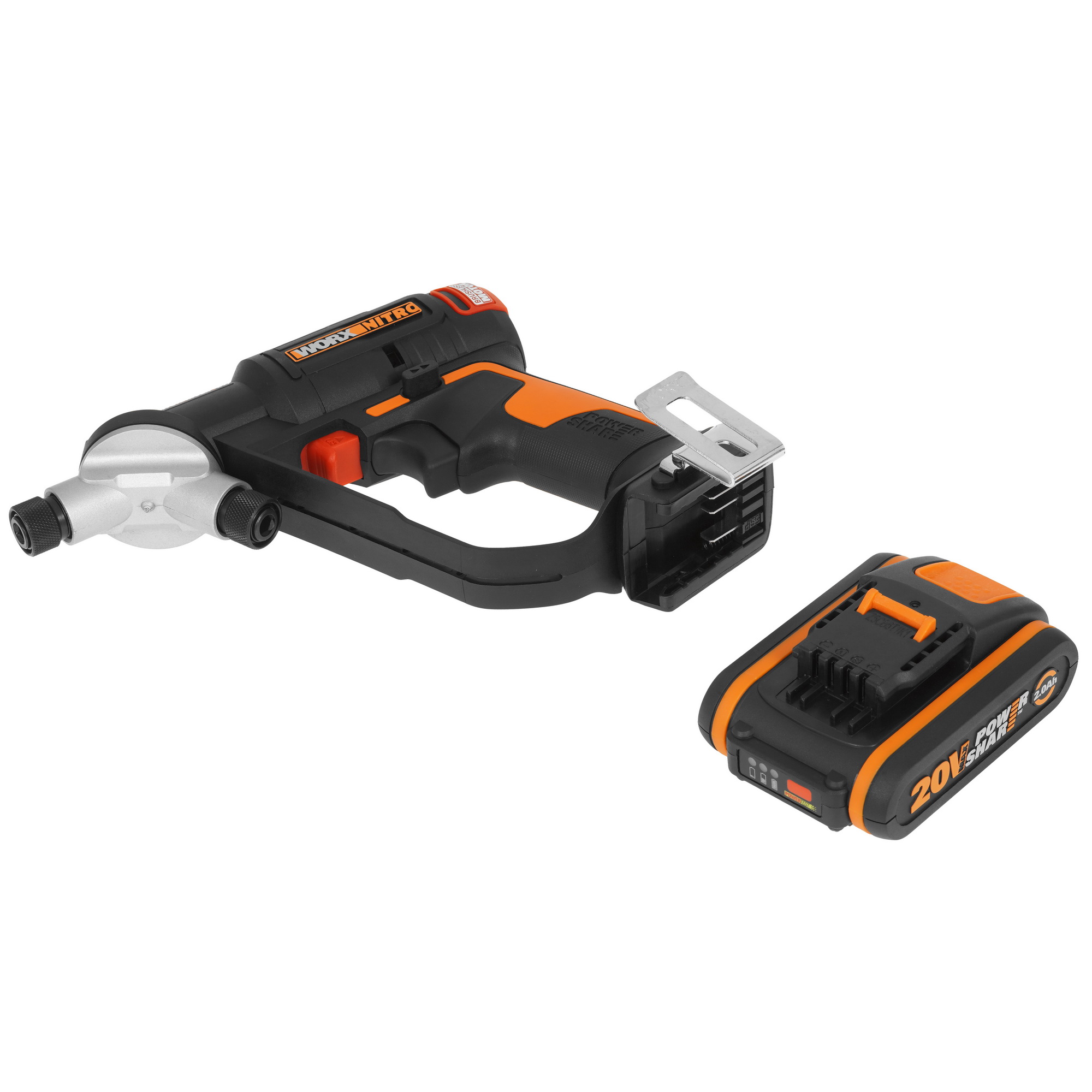 Дрель-шуруповерт Worx Switchdriver 2.0 WX177 PowerShare 20V 9083044 STDN-0072412 - Вид №6