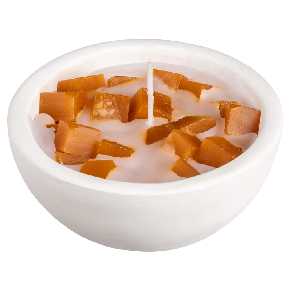 85883009 Свеча ароматизированная в гипсе Сандал бледно-коричневая 6 см STLM-0830589 Santreyd 