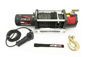 16449907 Автомобильная лебедка SRX FS 1000 lbs 12В, синтетический трос 4R-W103B-12 4REVO