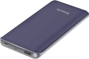 16379509 Внешний аккумулятор ExtraLife 8000S 1USB, 8000mAh, 2.1A, 2 входа 83667 Defender