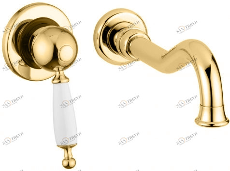 Смеситель MIGLIORE Oxford ML.OXF-6345.DO для раковины - золото ML.OXF-6345.bi.DO