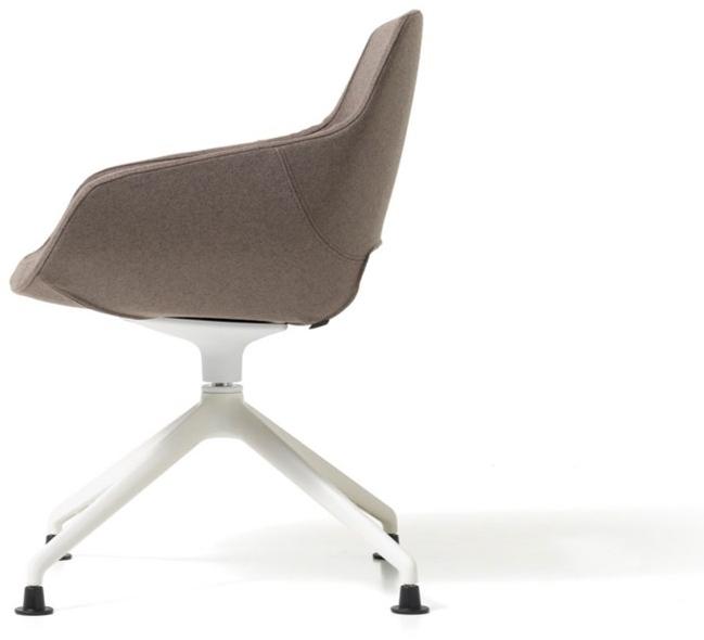 Diemme Стул на козелке из ткани с подлокотниками Clea plus sun-id-1374580 - Вид №2