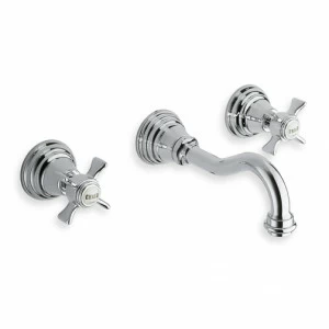 CRICN242 Смеситель для раковины настенный REGULAR внешние части для CRICS233 (боковые регуляторы) - CRICS234 (правая сторона) со сливом Up & Down 1 "1/4 Cristina Rubinetterie