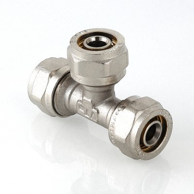 VTm.331.N.262020 Фитинг обжимной – тройник Valtec 26 х 20 х 20 мм  - Вид №5