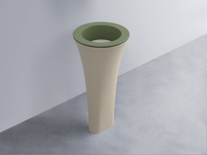 AMLA45-AG+AMPILT-PM+AMCOLT-LN Раковина Amedeo Tondo отдельностоящая cielo Enjoy + Amedeo