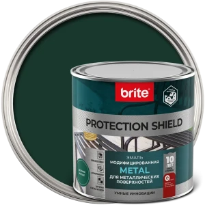 Грунт-эмаль по ржавчине Brite Protect Shield цвет зеленый 0.75 л