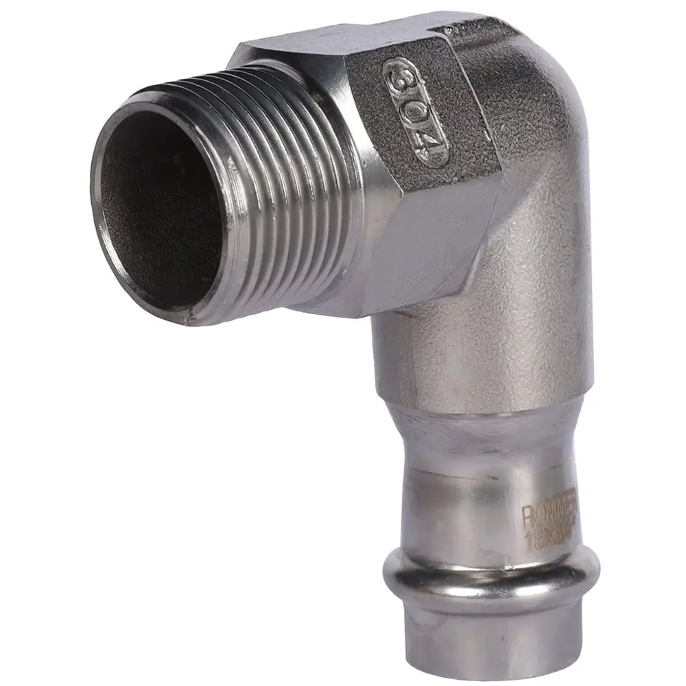 Угол переходной Rommer 3/4"x18 мм ВПр-НР нержавеющая сталь 88011378 STLM-2176091 