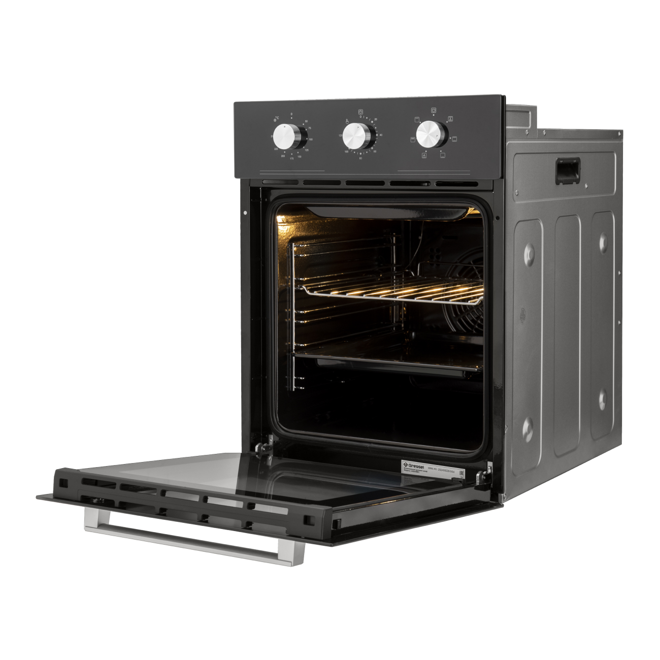 9284043 Электрический духовой шкаф Gressel RU477ES16000 черный STDN-0109999 - Вид №3