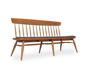 Скамейка из тикового дерева со спинкой