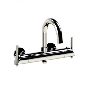 49.784 Настенный термостатический смеситель для ванны / душа - Ручки со скошенными краями HORUS Range Minoé