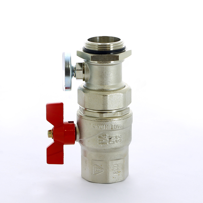 Краны шаровые с разъемным соединением НВ с термометром Progress бабочка EMMETI 1"1/4, 2шт 01306132 - Вид №1