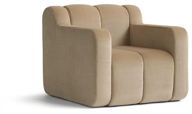 Blå Station Кресло из ткани с подлокотниками Bob home Bla Station sun-id-1458265 - Вид №3