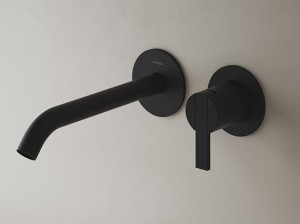 2 отверстия однорычажный настенный смеситель для раковины