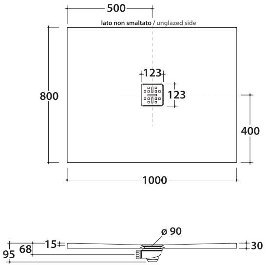 Ceramica Globo Поддон керамический прямоугольный Docciatre sun-id-1348815 - Вид №10