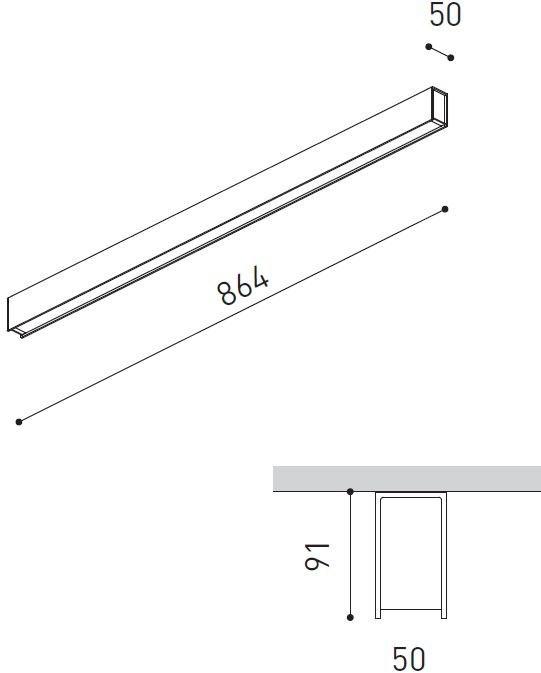 Arkoslight Алюминиевый светодиодный потолочный светильник Fifty surface sun-id-1435154 - Вид №6
