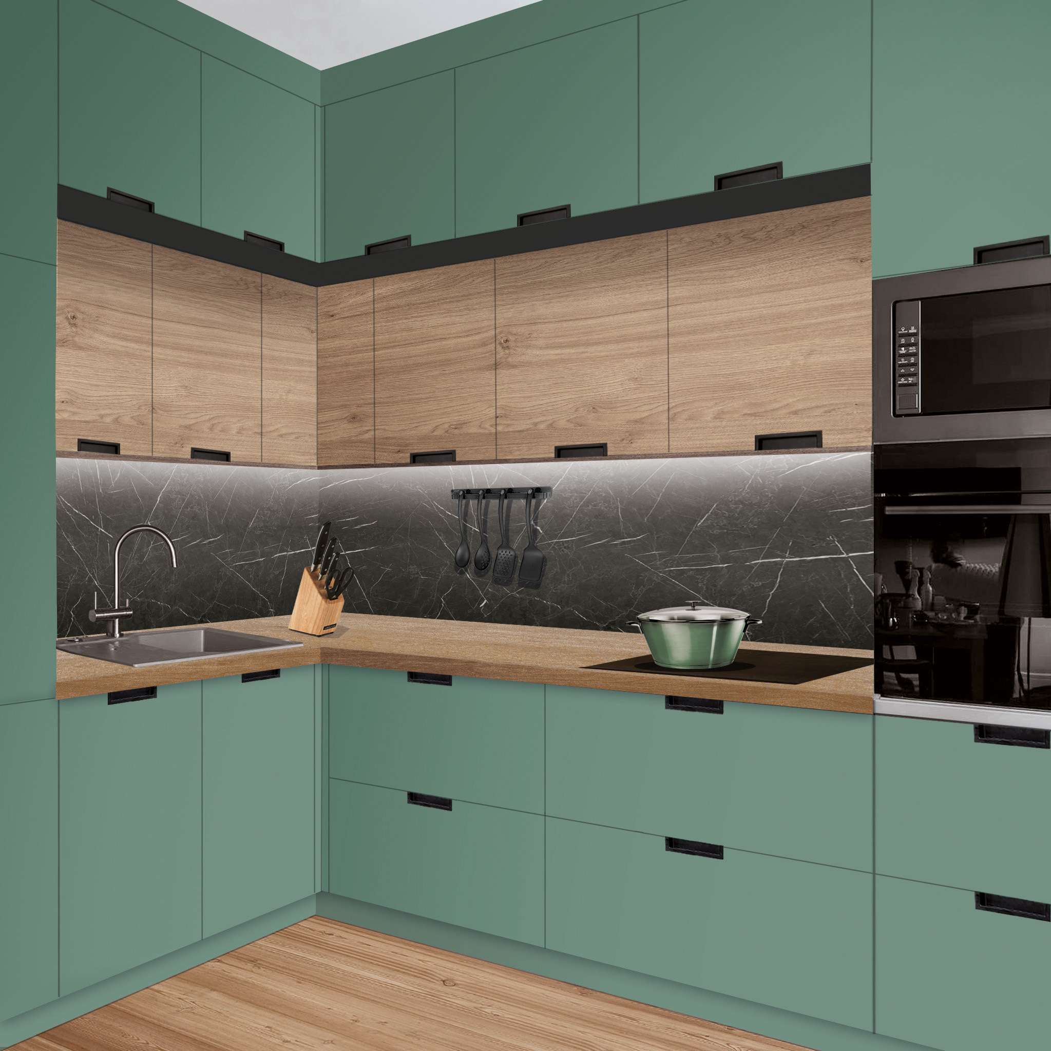 Кухонные гарнитуры ТЕТРИС Актив стайл SIDAK SIST750-13906