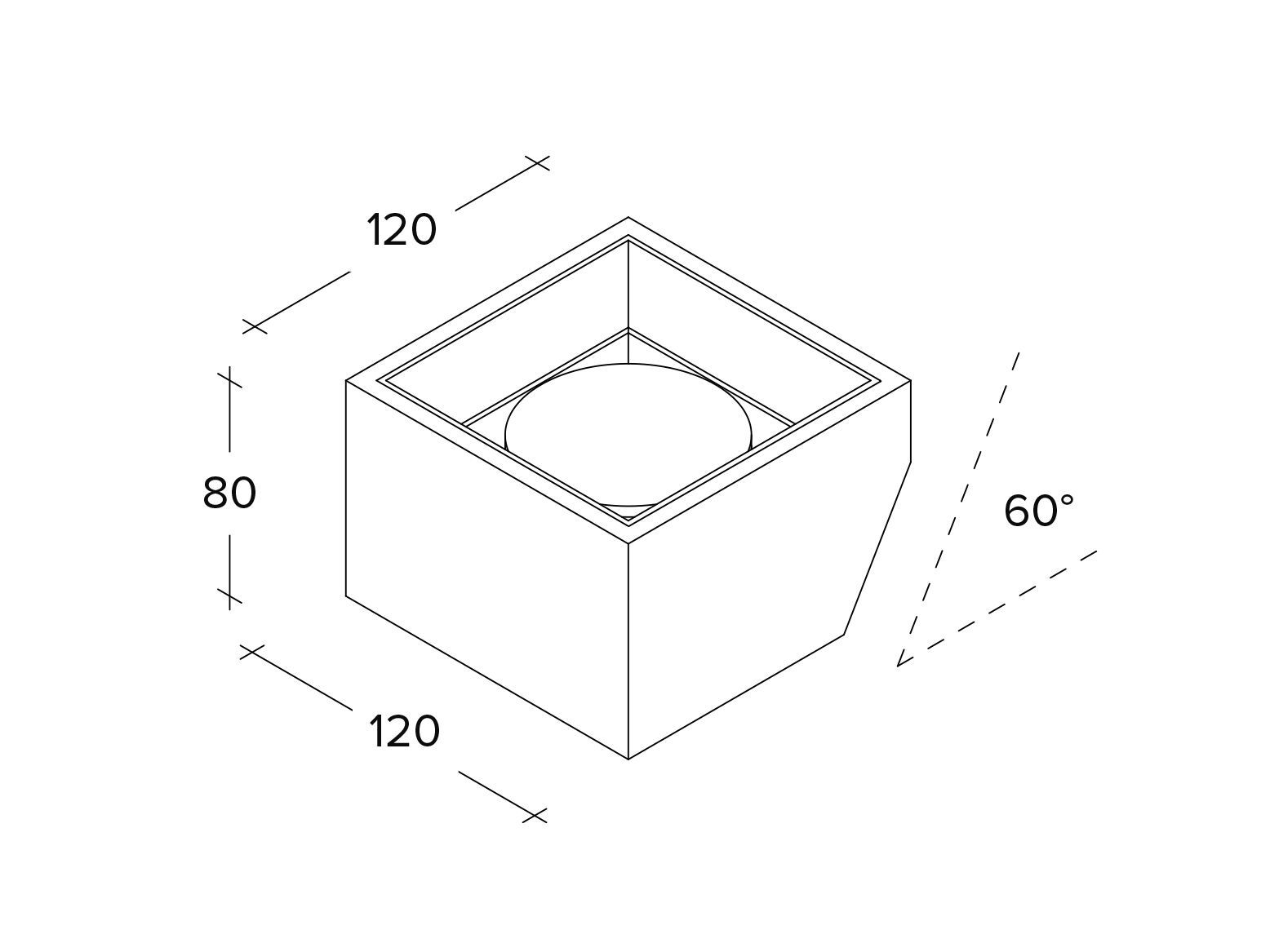 Гипсовая настенная лампа Tecnico NASSO QUADRATA ARCH-00112161 - Вид №15