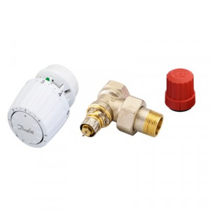 Danfoss Комплект RTR-N/RTR 7090 для двухтрубной системы отопления RTR-N 20 угл. и RTR7090 комплект 013G2175