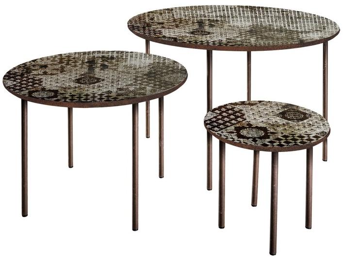 MOMENTI Круглый журнальный столик из мдф Crazy home furniture sun-id-1433387 - Вид №6