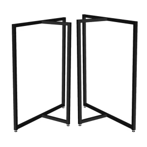 92023024 Подстолье регулируемое 60x73x25 см сталь цвет черный матовый/черный STLM-1386553