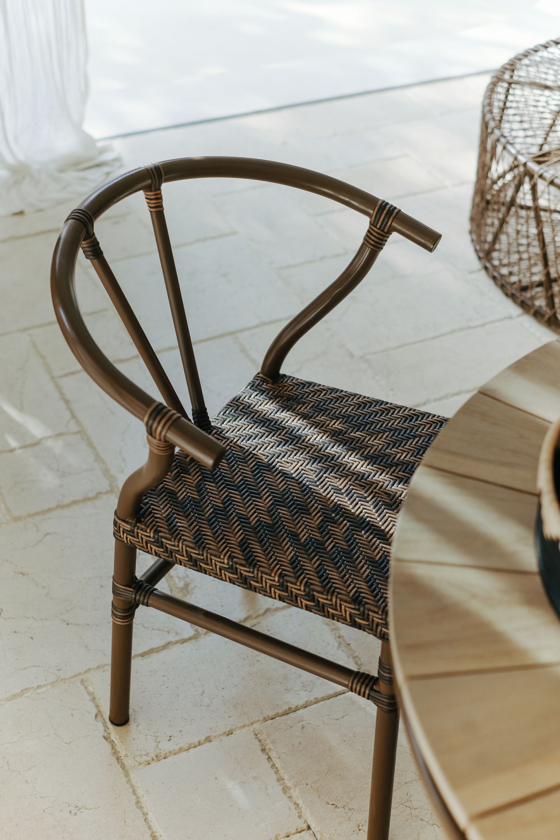 Алюминиевый садовый стул cbdesign Wishbone ARCH-00069515 - Вид №7