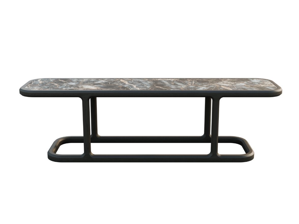 Деревянный низкий прямоугольный журнальный столик Morelato ARCH-00145406