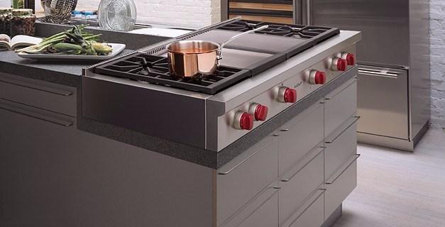 Wolf Газовая встраиваемая плита из нержавеющей стали Piani cottura professionali Icbsrt484cg  - Вид №1
