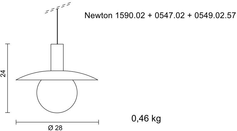 EGOLUCE Светодиодная подвесная лампа Newton 1590 + 0549 + 0547 - Вид №2
