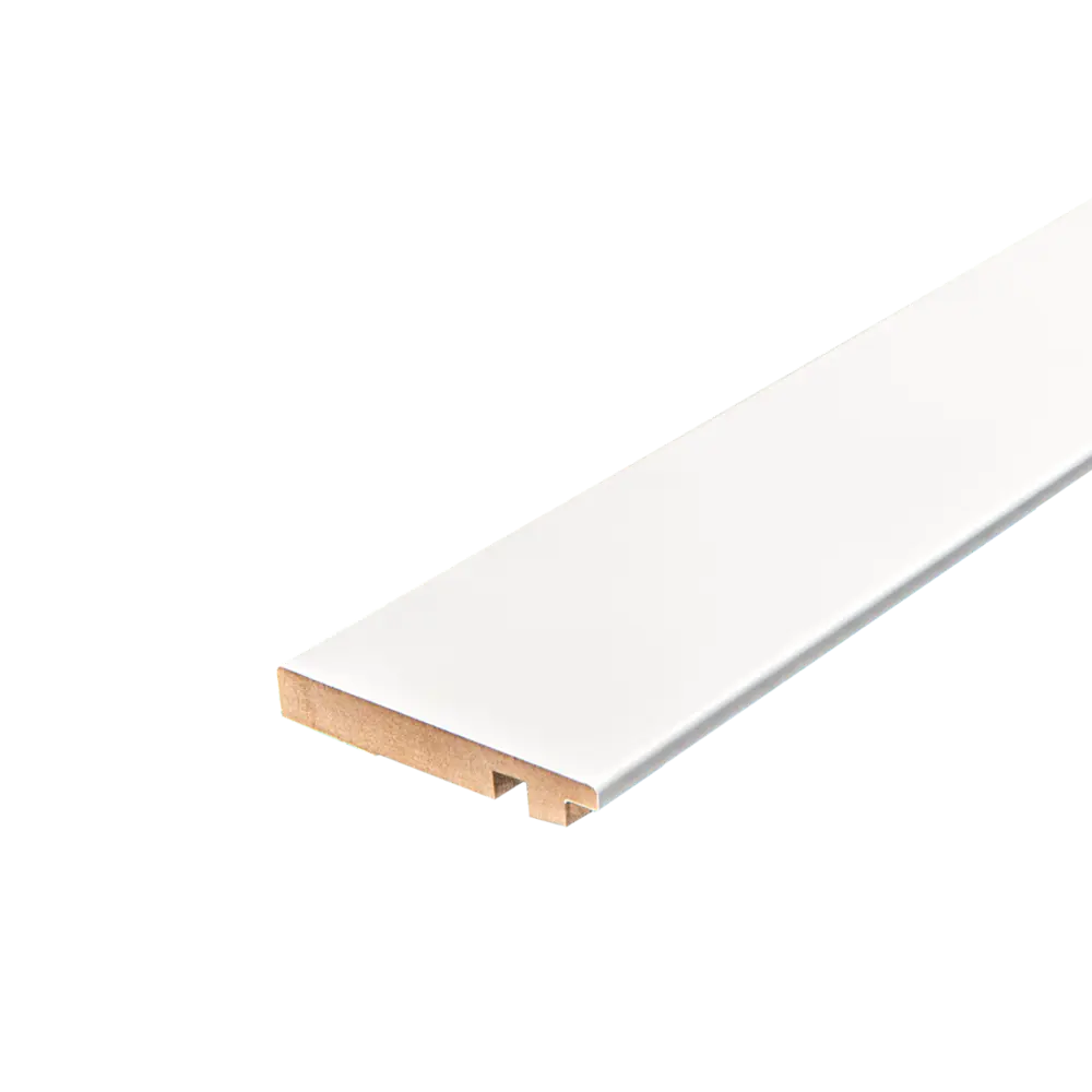 Наличник Рица телескопический 2150x70x8 мм ПЭТ цвет белый (6 шт.) PORTIKA STLM-2022392