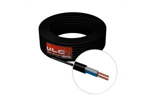 19813600 Кабель ВВГ-ПнгА 2х1.5 черный 100м ULС0020 ULC