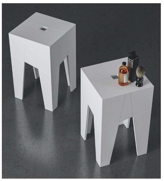 MOMA Design Табурет для ванной с твердой поверхностью  Tgr  - Вид №1