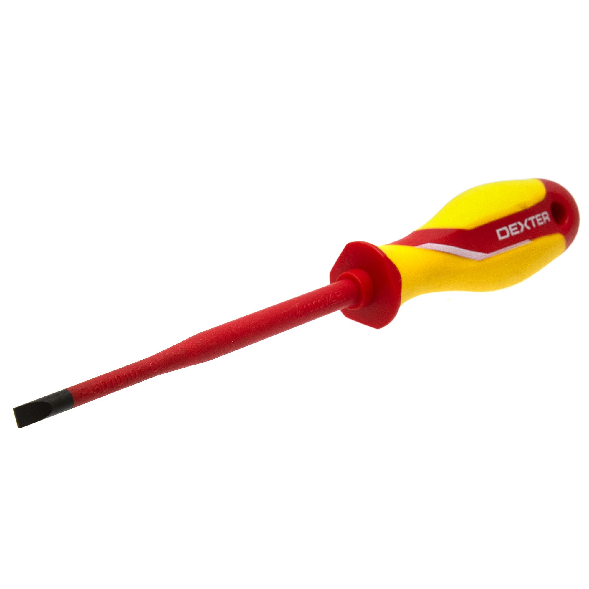 Диэлектрическая отвертка Dexter SL5.5 для электромонтажных работ 18147748 STLM-0009595
