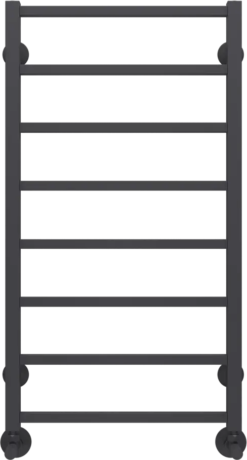 83588969 Водяной полотенцесушитель Оберон П8 50-80 U-образный цвет черный STLM-0042272