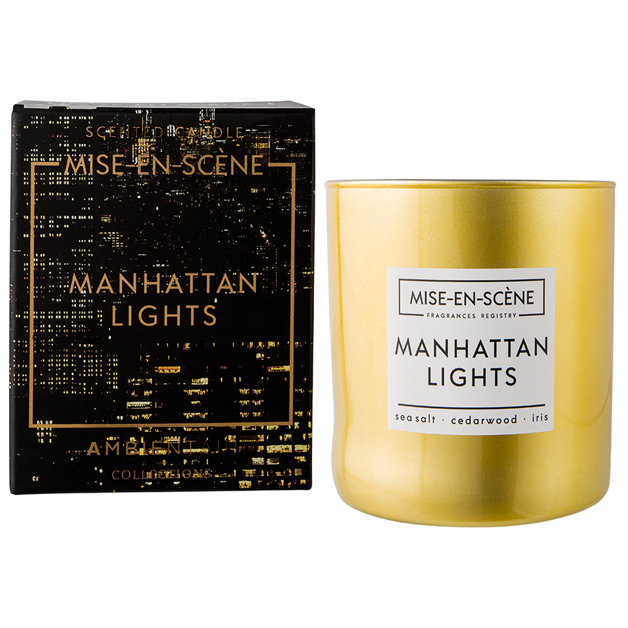 VV050AQMS_new Свеча ароматическая mise en scene manhattan lights 50 ч (новая) Ambientair 