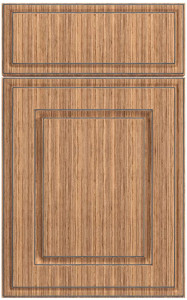 Фасады для кухни Патина Фрезеровка «Бостон» Зебрано светлое №125 SIST2221-41