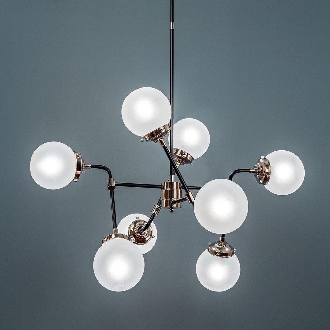 Frezia Light 1008/8 black/white люстра подвесная 116022 - Вид №2