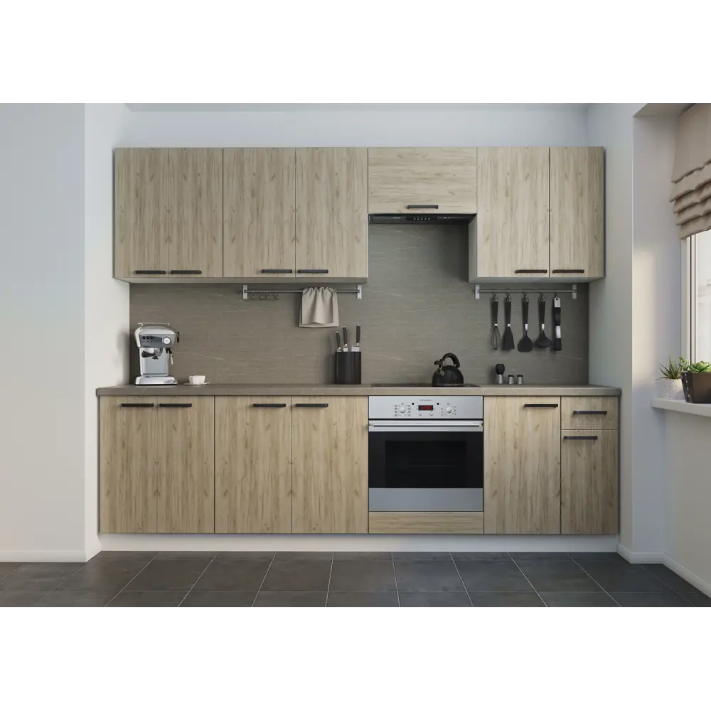 Угол для кухонного шкафа Дейма темная 4x67.3 см ЛДСП цвет коричневый Santreyd STLM-2060476 - Вид №4