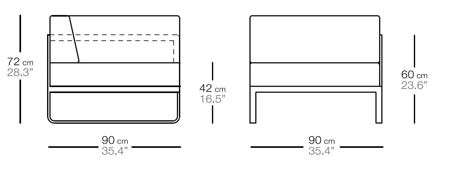 Садовое кресло Vinytex Bivaq сидеть ARCH-00009234 - Вид №2