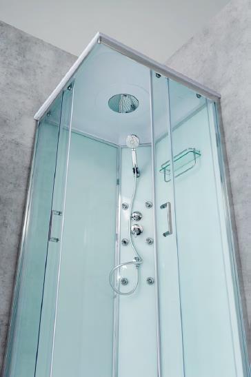 ДУШЕВАЯ КАБИНА BELBAGNO UNO-CAB-A-2-80-P-Cr-TOP - Вид №1