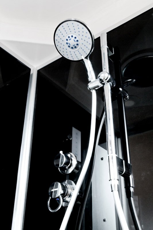 D90S Душевая кабина DETO Серия D B09S+ эл. BLACK - Вид №17