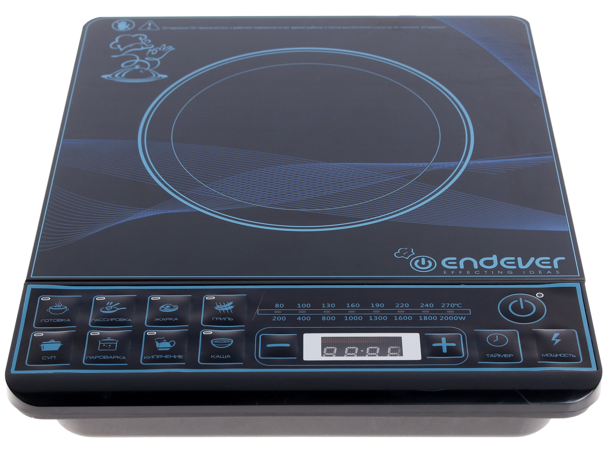 1041309 Плита компактная электрическая Endever SkyLine IP-28 черный STDN-0028296 - Вид №2